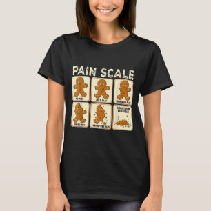 T-shirt Échelle de douleur de Noël drôle infirmière pain G