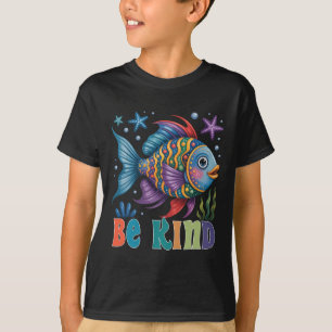 T-shirt Échelle de poisson arc-en-ciel enseignant de lectu