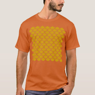 T-shirt Échelle de sirène de sirène motif sans ambages
