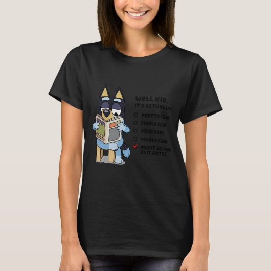 T-shirt Échelle équitable (Devant)
