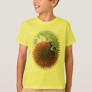T-shirt Échinacée et articles sur l'abeille charpentière d