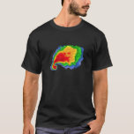 T-shirt Écho de crochet<br><div class="desc">Signature de tornade par cool de radar Doppler ... ...  et non frais en même temps !</div>