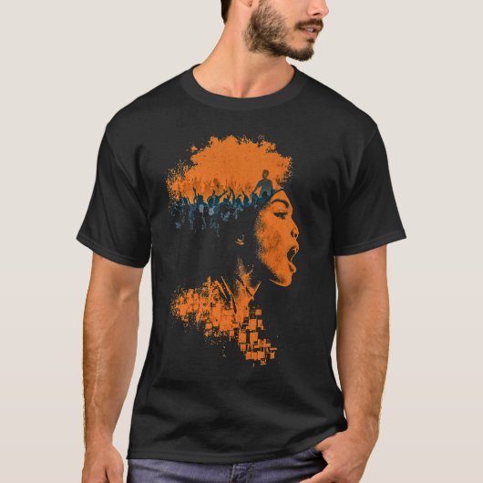 T-shirt Écho de la foule (Devant)