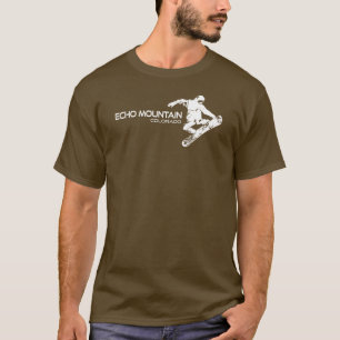 T-shirt Echo Mountain Colorado Snowboardeur