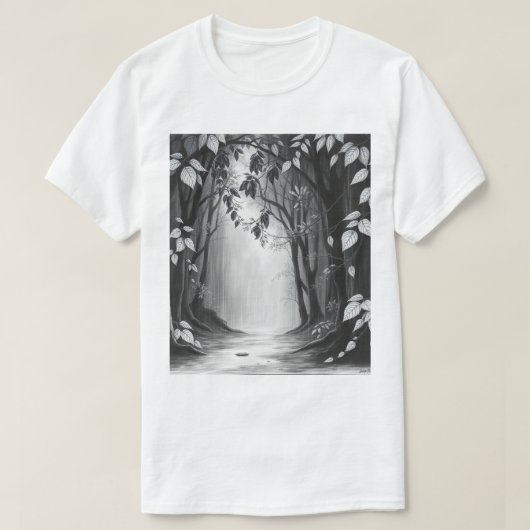 T-shirt **"Échos de Tradition : Un dessin classique"** (Design devant)