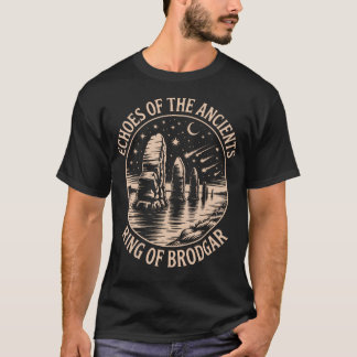 T-shirt Échos Des Anciens Anneau De Brodgar La Mythique