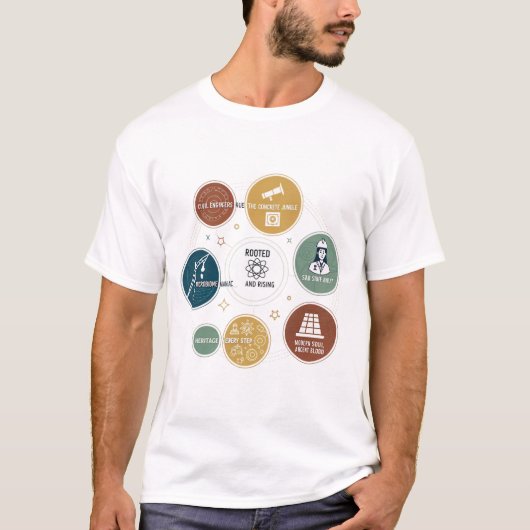 T-shirt "Echos du passé - Conception inspirée par l'histoi (Devant)