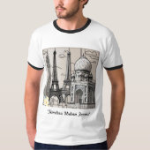 T-shirt "Échos urbains" (Devant)