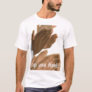 T-shirt Échouer : Chiez vos mains