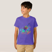 T-Shirt éclaboussé de guitare et d'accords (Devant entier)