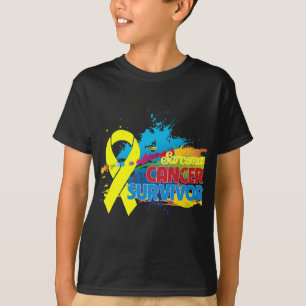T-shirt Éclaboussure de couleur - survivant de sarcome
