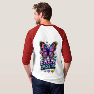 T-shirt Éclaboussure de couleur vibrante 