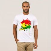 T-shirt Éclaboussure du Ghana (Devant entier)
