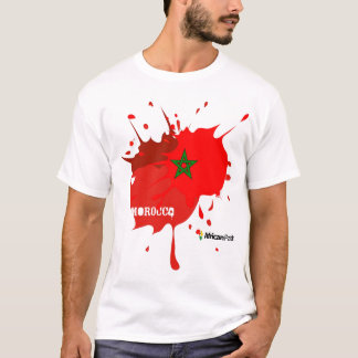 T-shirt Éclaboussure du Maroc
