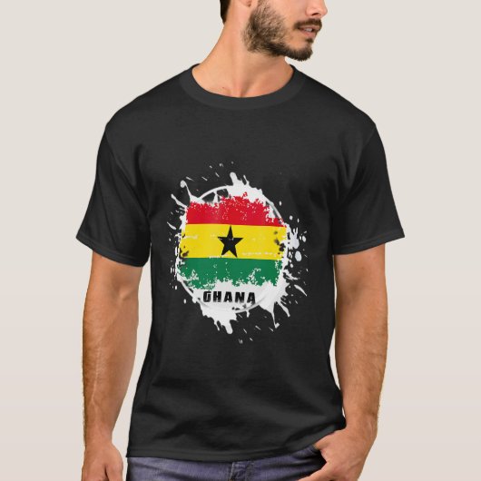 T-shirt Éclaboussure ghanéenne (Devant)