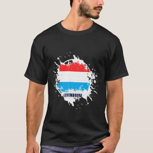 T-shirt Éclaboussure luxembourgeoise (Devant)