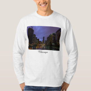 T-shirt Éclair au-dessus de la rivière Chicago