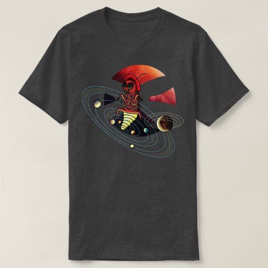 T-shirt Éclair Bug Système solaire Firefly Sun Stuff Metap (Design devant)