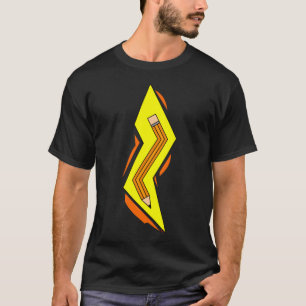 T-shirt éclair crayon