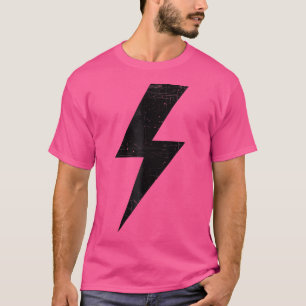 T-shirt Éclair de boulon Black Design Team