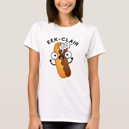 T-shirt Éclair drôle de jeu de mots Éclair (Devant)