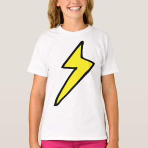 T-shirt Éclair jaune