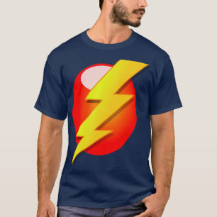 T-shirt éclair jaune