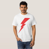 T-shirt Éclair rouge (Devant entier)