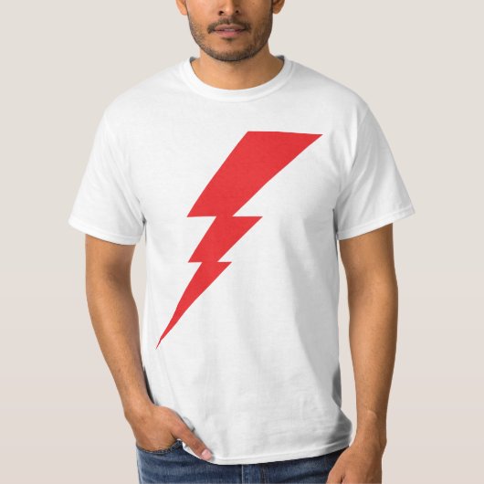 T-shirt Éclair rouge (Devant)