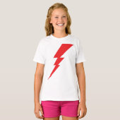 T-shirt Éclair rouge flash (Devant entier)