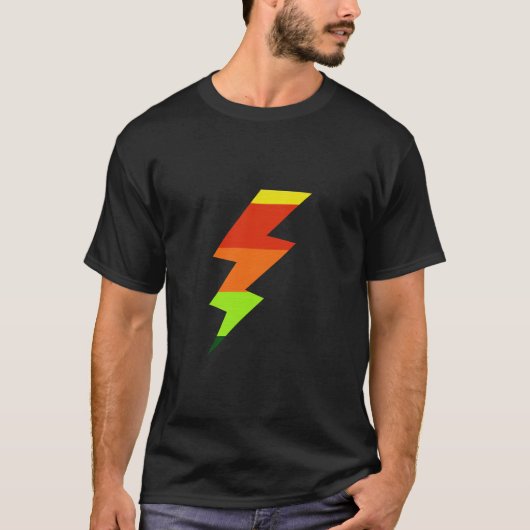 T-shirt Éclairage arc-en-ciel (Devant)