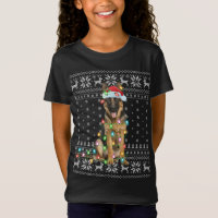 Éclairage de Noël chapeau laide berger allemand Ch