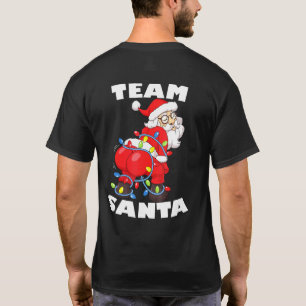 T-shirt Eclairage de Noël de l'équipe Père Noël Twerking P