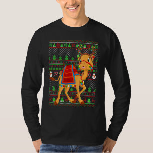 T-shirt Éclairage de Noël de style pull de Noël moche Came