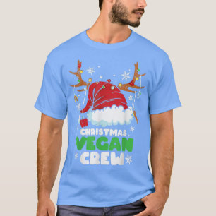 T-shirt Éclairage de Noël Equipe végétale Reindeer végétar