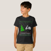 T-shirt Eclairage des arbres de Noël des femmes Scooters (Devant entier)