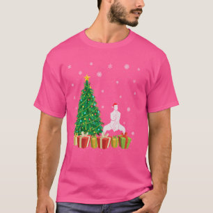 T-shirt Éclairage du sapin de Noël Kung Fu Chapeau de Père