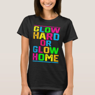 T-shirt Éclairage dur ou brillant Accueil tenue Retro Colo