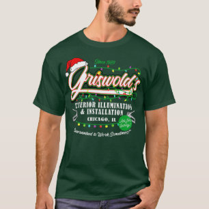 T-shirt Éclairage Griswold vacances de Noël 89 Dks