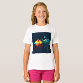 T-shirt Éclairage Liquide (Devant entier)