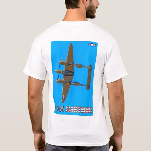 T-SHIRT ÉCLAIRAGE P-38L (Dos)