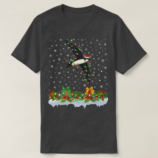 T-shirt Éclairage Père Noël Éclairage C (Design devant)