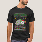 T-shirt Éclairage Possum Xmas laid Père Noël Possum Noël L (Devant)