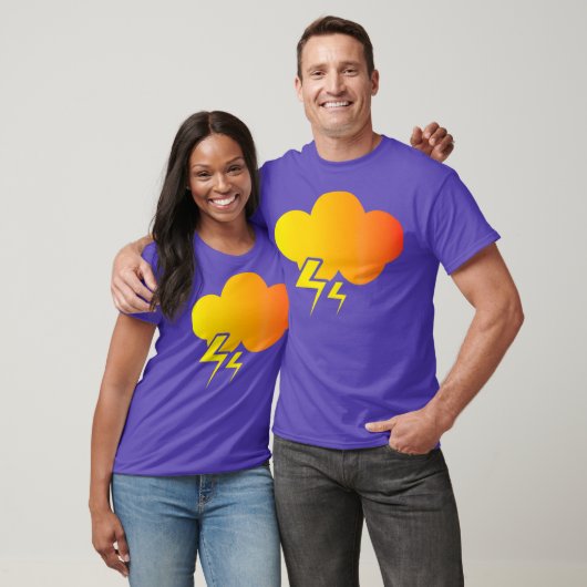 T-shirt ÉCLAIRAGE Tonnerre Storm Flash Cloud Cadeau (Unisexe)