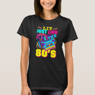 T-shirt Éclairage tout comme le costume de musique des ann