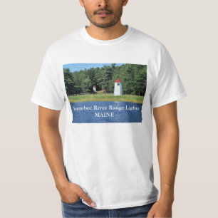T-shirt Éclairages de la chaîne de la rivière Kennebec, T-