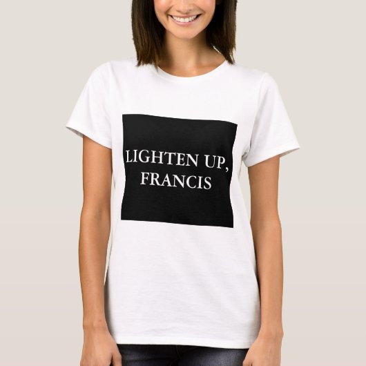 T-SHIRT ÉCLAIRCISSEMENT, FRANCIS (Devant)