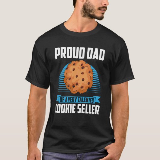 T-shirt Éclaireuse de biscuits pour vendeuse de biscuits C (Devant)