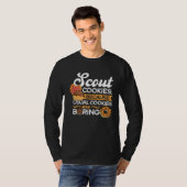 T-shirt Éclaireuse et vendeuse de biscuits Biscuit de l'É (Devant entier)