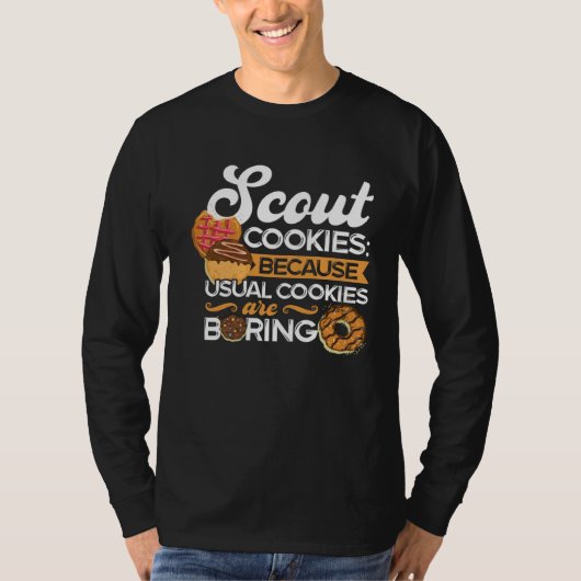 T-shirt Éclaireuse et vendeuse de biscuits Biscuit de l'É (Devant)